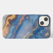 ブルーレースアゲート iPhoneケース (裏面横)