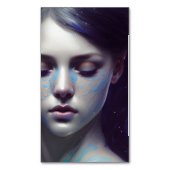 ブルーレースエメローマーメイド8k マグネット名刺 (正面縦)