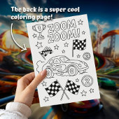 ブルーレースカーセカンド誕生日 招待状