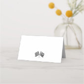 ブルーレースカーバースデーパーティー座席表 プレイスカード (裏面)