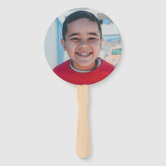 ブルーレースカーボーイバースデーパーティーの写真 ハンドファン (裏面)