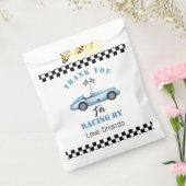 ブルーレースカーボーイレーシング誕生日感謝していあなた フェイバーバッグ (封をした状態)