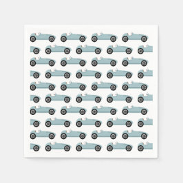 ブルーレースカーボーイレースバースデーパーティー スタンダードカクテルナプキン