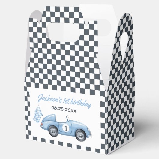 ブルーレースカーボーイ1st誕生日 フェイバーボックス (オープン)