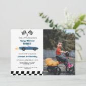 ブルーレースカーボーイ3rd誕生日パーティー 招待状 (スタンド正面)