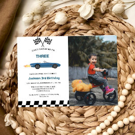 ブルーレースカーボーイ3rd誕生日パーティー 招待状