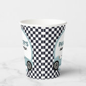 ブルーレースカーレース誕生日パーティー 紙コップ (右)