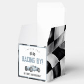 ブルーレースカー誕生日パーティー フェイバーボックス (オープン)