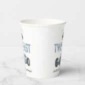 ブルーレースカー2速2番目の誕生日パーティー 紙コップ (右)