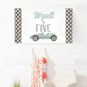 ブルーレースカー5th誕生日バナー 横断幕 (インサイチュ)