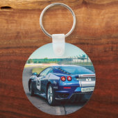 ブルーレースカー キーホルダー (正面)