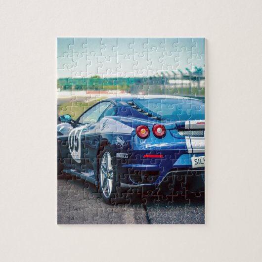 ブルーレースカー ジグソーパズル (縦)