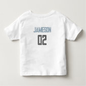 ブルーレースカー ツーファースト バースデーボーイ シャツ (裏面)