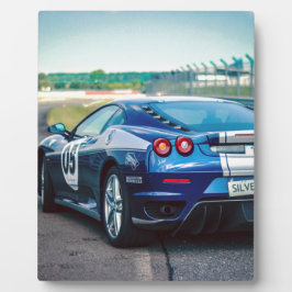 ブルーレースカー フォトプラーク