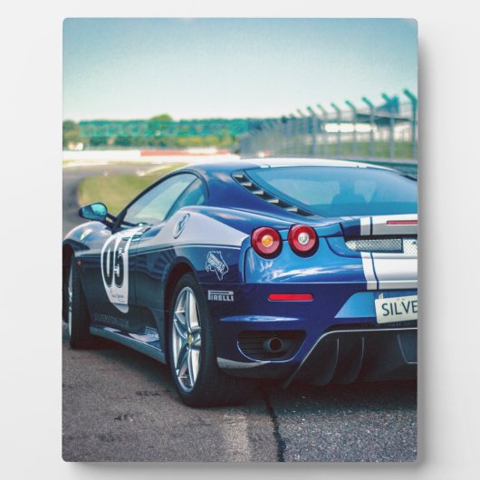 ブルーレースカー フォトプラーク (正面)