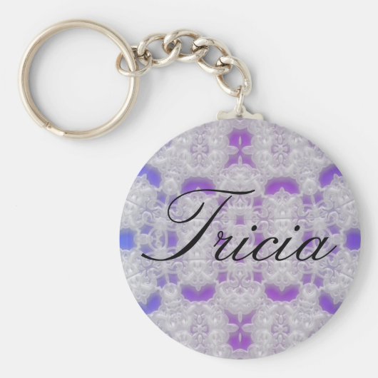 ブルーレーストトリシアのキーチェーン キーホルダー (正面)