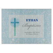 ブルーレースボーイ洗礼 カッティングボード (正面)