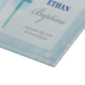 ブルーレースボーイ洗礼 カッティングボード (角)