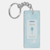 ブルーレースボーイ洗礼 キーホルダー (正面左)