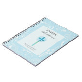 ブルーレースボーイ洗礼 ノートブック (左側)