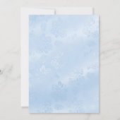 ブルーレース&クロスバプテスマ/《キリスト教》洗礼式や命名式招待状 招待状 (裏面)