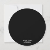 ブルーレーベルのビニールレコードサプライズパーティー 招待状 (裏面)