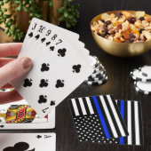 ブルーレーン警察官国旗 トランプ (インサイチュ)