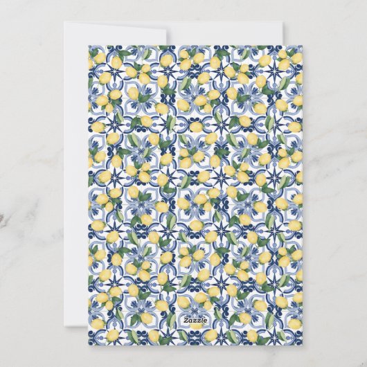 ブルーレ地中海のモンステアブライダルシャワー シーズンカード (裏面)