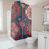 ブルーレ王室のッドカザックエルパソビブ  シャワーカーテン (インサイチュ)