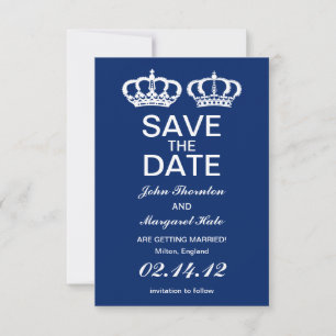 ブルーロイヤルカップル Save the Date セーブザデート