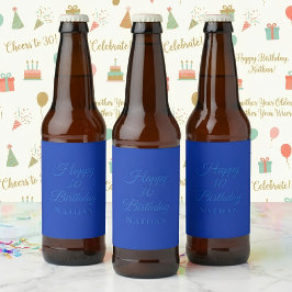 ブルーロイヤル バースデーフード・ドリンク用ラベルセット ビールラベル