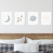 ブルーロケット船ムーンプラネット宇宙キッズルーム (寝室)