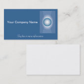 ブルーロゴグロー名刺デザイン 名刺 (正面/裏面)