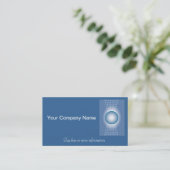 ブルーロゴグロー名刺デザイン 名刺 (スタンド正面)