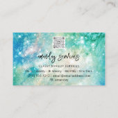 ブルーロゴQRコードショップスター 名刺 (裏面)