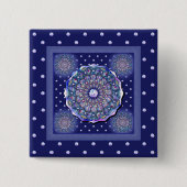 ブルーロザス 缶バッジ (正面)