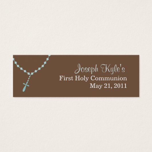 ブルーロザリースモールラベル (正面)