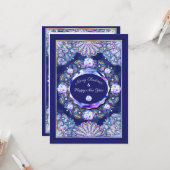 ブルーロザースクリスマスカード カード (正面/裏面インサイチュ)