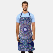 ブルーロザース エプロン (着用した状態)