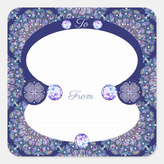 ブルーロザース スクエアシール (正面)