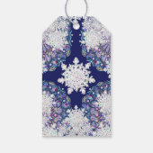 ブルーロザース&スノーフレーク ギフトタグ (裏面)