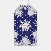 ブルーロザース&スノーフレーク ギフトタグ (裏面)