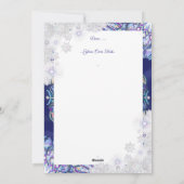 ブルーロザース&スノーフレーク シーズンカード (裏面)