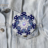 ブルーロザース&スノーフレーク 缶バッジ (インサイチュ)