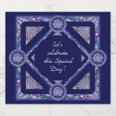 ブルーロザース スパークリングワインラベル (シングルラベル)