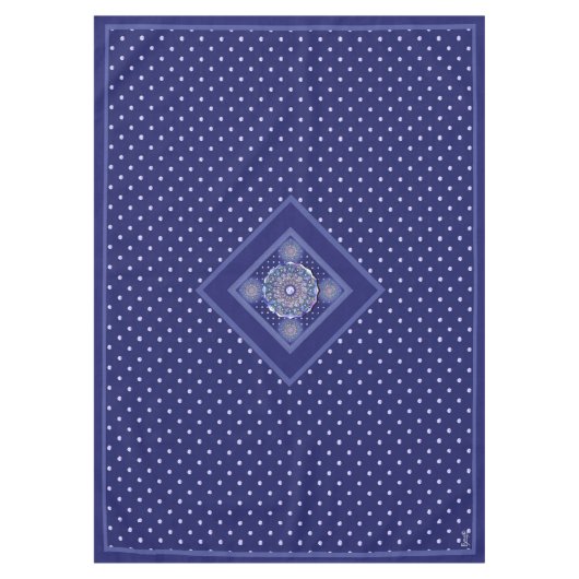 ブルーロザース テーブルクロス (正面)