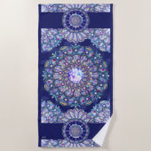 ブルーロザース ビーチタオル (正面)