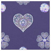 ブルーロザース ファブリック (クローズアップ)