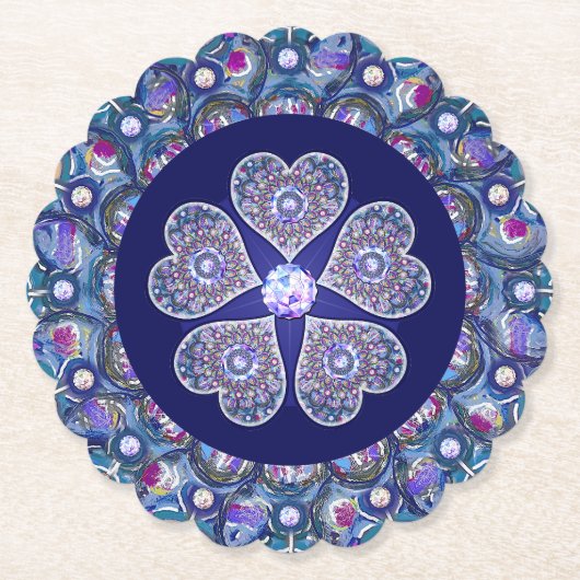 ブルーロザース ペーパーコースター (正面)