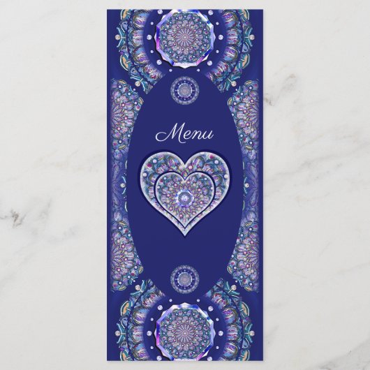 ブルーロザース メニュー (裏面)